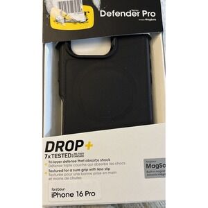 OtterBox Defender Pro Series Case for 2024 iPhone - 16 Pro Black